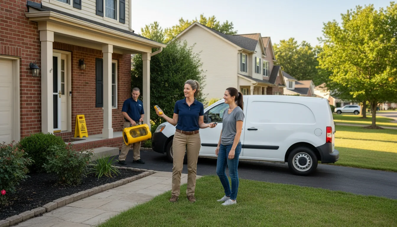 Water restoration image for Home Water Damage Repair in Wellston, MI